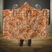 Brown Hawaii Palaka Cowboy Hooded Blanket Hawaiian Paniolo Festival Spirit LT19 - Polynesian Pride