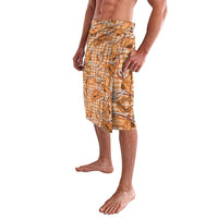 Brown Hawaii Palaka Cowboy Lavalava Hawaiian Paniolo Festival Spirit LT19 - Polynesian Pride