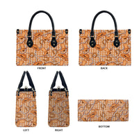 Brown Hawaii Palaka Cowboy Leather Bag Hawaiian Paniolo Festival Spirit LT19 - Polynesian Pride