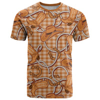 Brown Hawaii Palaka Cowboy T Shirt Hawaiian Paniolo Festival Spirit LT19 Brown - Polynesian Pride