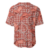 Red Hawaii Palaka Cowboy Baseball Jersey Hawaiian Paniolo Festival Spirit LT19 - Polynesian Pride