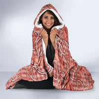 Red Hawaii Palaka Cowboy Hooded Blanket Hawaiian Paniolo Festival Spirit LT19 - Polynesian Pride