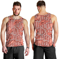 Red Hawaii Palaka Cowboy Men Tank Top Hawaiian Paniolo Festival Spirit LT19 - Polynesian Pride