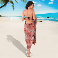 Red Hawaii Palaka Cowboy Sarong Hawaiian Paniolo Festival Spirit LT19 - Polynesian Pride