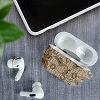 Beige Hawaii Palaka Cowboy AirPods Case Hawaiian Paniolo Festival Spirit LT19 - Polynesian Pride