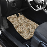 Beige Hawaii Palaka Cowboy Car Mats Hawaiian Paniolo Festival Spirit LT19 - Polynesian Pride