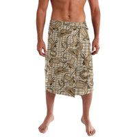 Beige Hawaii Palaka Cowboy Lavalava Hawaiian Paniolo Festival Spirit LT19 Beige - Polynesian Pride