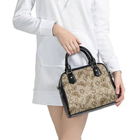 Beige Hawaii Palaka Cowboy Shoulder Handbag Hawaiian Paniolo Festival Spirit LT19 - Polynesian Pride