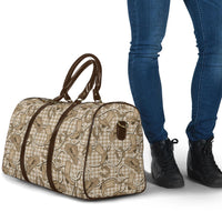 Beige Hawaii Palaka Cowboy Travel Bag Hawaiian Paniolo Festival Spirit LT19 - Polynesian Pride