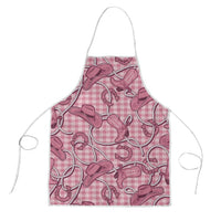 Pink Hawaii Palaka Cowboy Apron Hawaiian Paniolo Festival Spirit LT19 Pink - Polynesian Pride