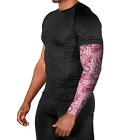Pink Hawaii Palaka Cowboy Arm Sleeves Hawaiian Paniolo Festival Spirit LT19 - Polynesian Pride