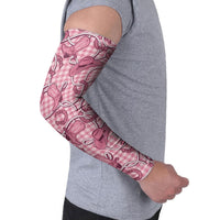 Pink Hawaii Palaka Cowboy Arm Sleeves Hawaiian Paniolo Festival Spirit LT19 - Polynesian Pride