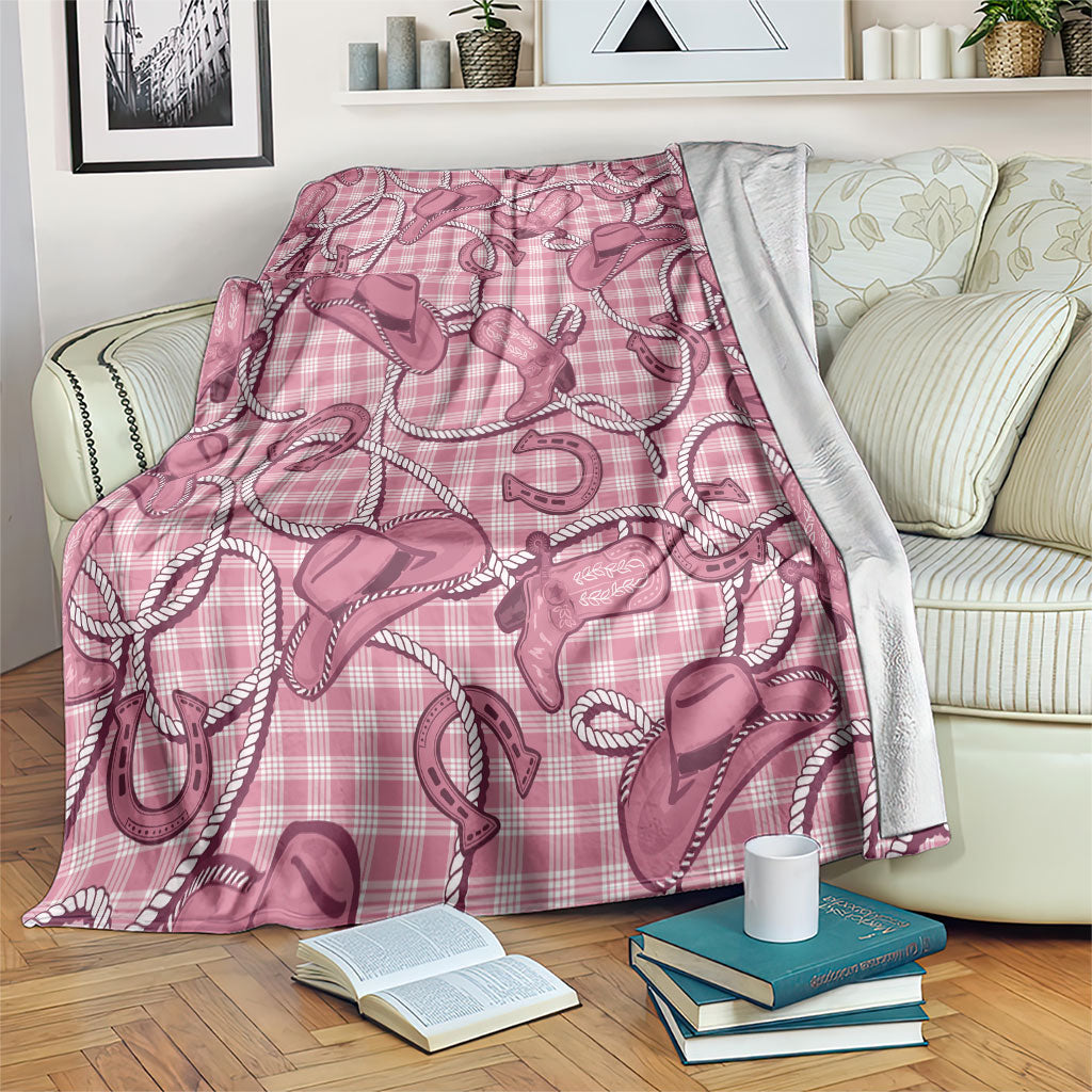Pink Hawaii Palaka Cowboy Blanket Hawaiian Paniolo Festival Spirit LT19 Pink - Polynesian Pride