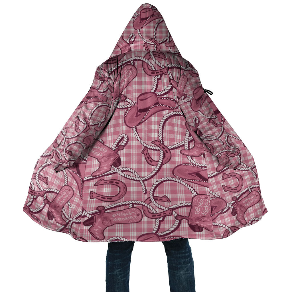 Pink Hawaii Palaka Cowboy Cloak Hawaiian Paniolo Festival Spirit LT19 Unisex Pink - Polynesian Pride