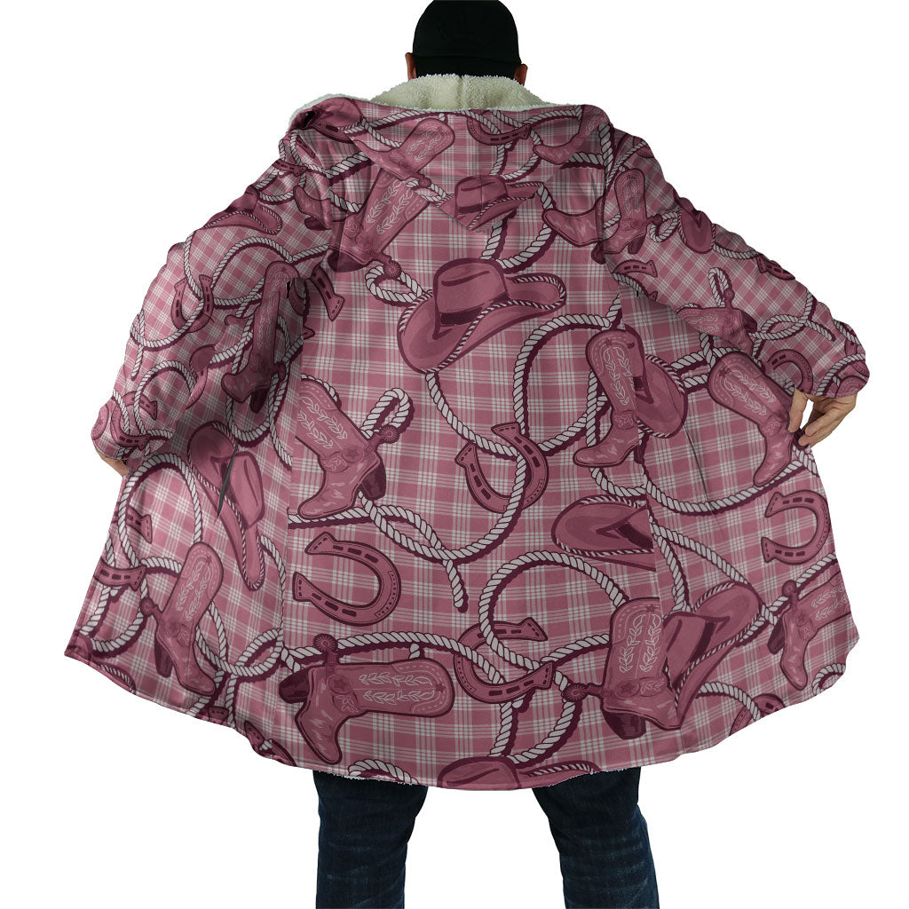 Pink Hawaii Palaka Cowboy Cloak Hawaiian Paniolo Festival Spirit LT19 - Polynesian Pride
