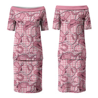 Pink Hawaii Palaka Cowboy Couples Matching Puletasi and Hawaiian Shirt Hawaiian Paniolo Festival Spirit LT19 - Polynesian Pride