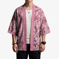 Pink Hawaii Palaka Cowboy Kimono Hawaiian Paniolo Festival Spirit LT19 - Polynesian Pride