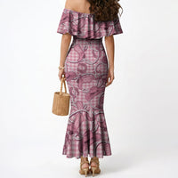 Pink Hawaii Palaka Cowboy Mermaid Dress Hawaiian Paniolo Festival Spirit LT19 - Polynesian Pride