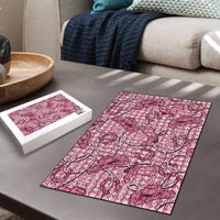 Pink Hawaii Palaka Cowboy Puzzle Hawaiian Paniolo Festival Spirit LT19 - Polynesian Pride