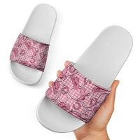 Pink Hawaii Palaka Cowboy Slide Sandals Hawaiian Paniolo Festival Spirit LT19 - Polynesian Pride