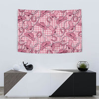 Pink Hawaii Palaka Cowboy Tapestry Hawaiian Paniolo Festival Spirit LT19 - Polynesian Pride