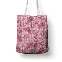 Pink Hawaii Palaka Cowboy Tote Bag Hawaiian Paniolo Festival Spirit LT19 - Polynesian Pride