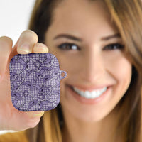 Purple Hawaii Palaka Cowboy AirPods Case Hawaiian Paniolo Festival Spirit LT19 - Polynesian Pride