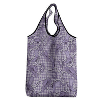 Purple Hawaii Palaka Cowboy Grocery Bag Hawaiian Paniolo Festival Spirit LT19 - Polynesian Pride