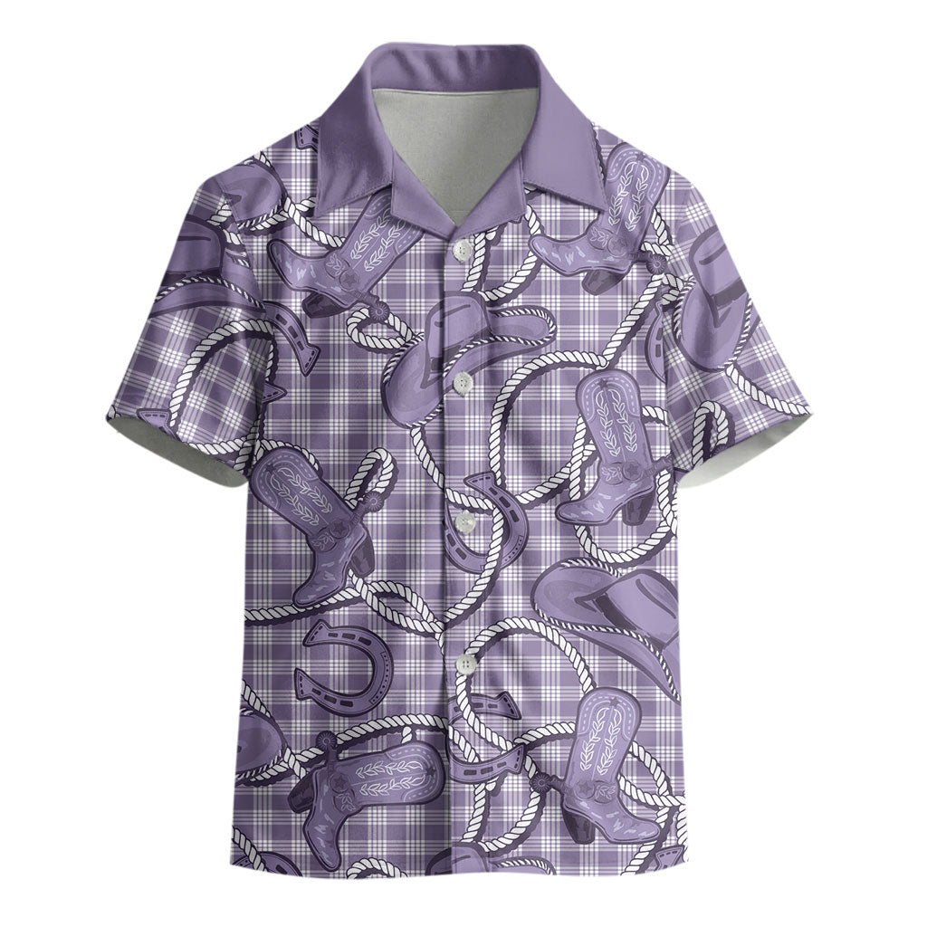 Purple Hawaii Palaka Cowboy Kid Hawaiian Shirt Hawaiian Paniolo Festival Spirit LT19 - Polynesian Pride