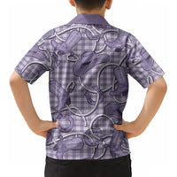 Purple Hawaii Palaka Cowboy Kid Hawaiian Shirt Hawaiian Paniolo Festival Spirit LT19 - Polynesian Pride