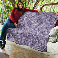 Purple Hawaii Palaka Cowboy Quilt Hawaiian Paniolo Festival Spirit LT19 - Polynesian Pride
