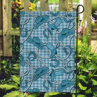 Blue Hawaii Palaka Cowboy Garden Flag Hawaiian Paniolo Festival Spirit LT19 Garden Flag Blue - Polynesian Pride