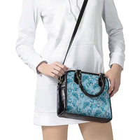 Blue Hawaii Palaka Cowboy Shoulder Handbag Hawaiian Paniolo Festival Spirit LT19 - Polynesian Pride