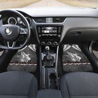 New Zealand Weka Personalised Car Mats Aotearoa Hen Silver Fern Maori Pattern