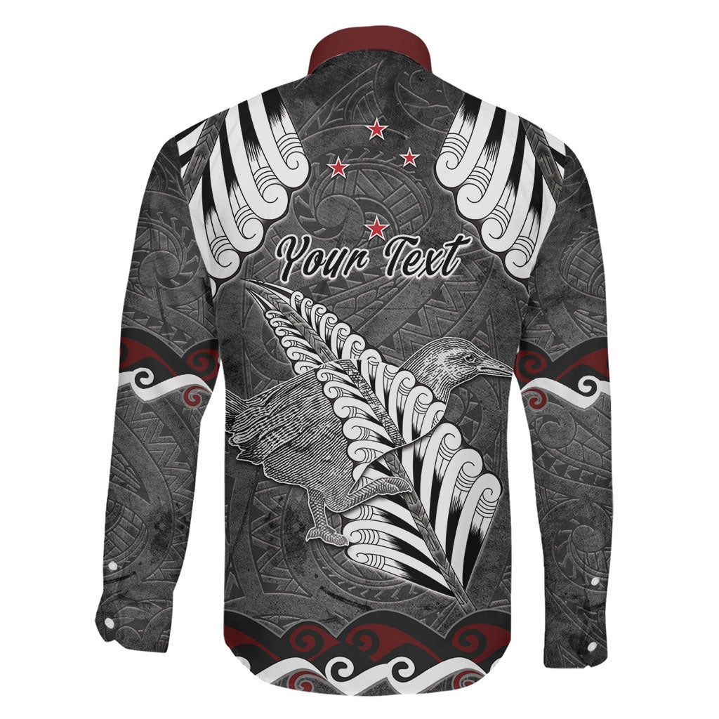 New Zealand Weka Personalised Family Matching Summer Maxi Dress and Hawaiian Shirt Aotearoa Hen Silver Fern Maori Pattern
