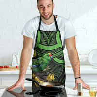 New Zealand Parakeet Bird Apron Maori Kakariki Kowhai Maori Pattern