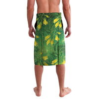 Bellbird New Zealand Personalised Lavalava Kowhai Flower Maori Pattern