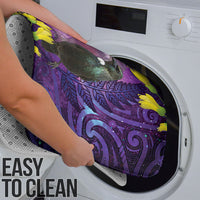 New Zealand Tui Bird Matariki Bathroom Set Kowhai Flower Silver Fern Galaxy Maori Pattern