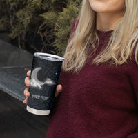 New Zealand Kakapo Matariki Personalised Tumbler Cup Pohutukawa Flower Galaxy Maori Pattern