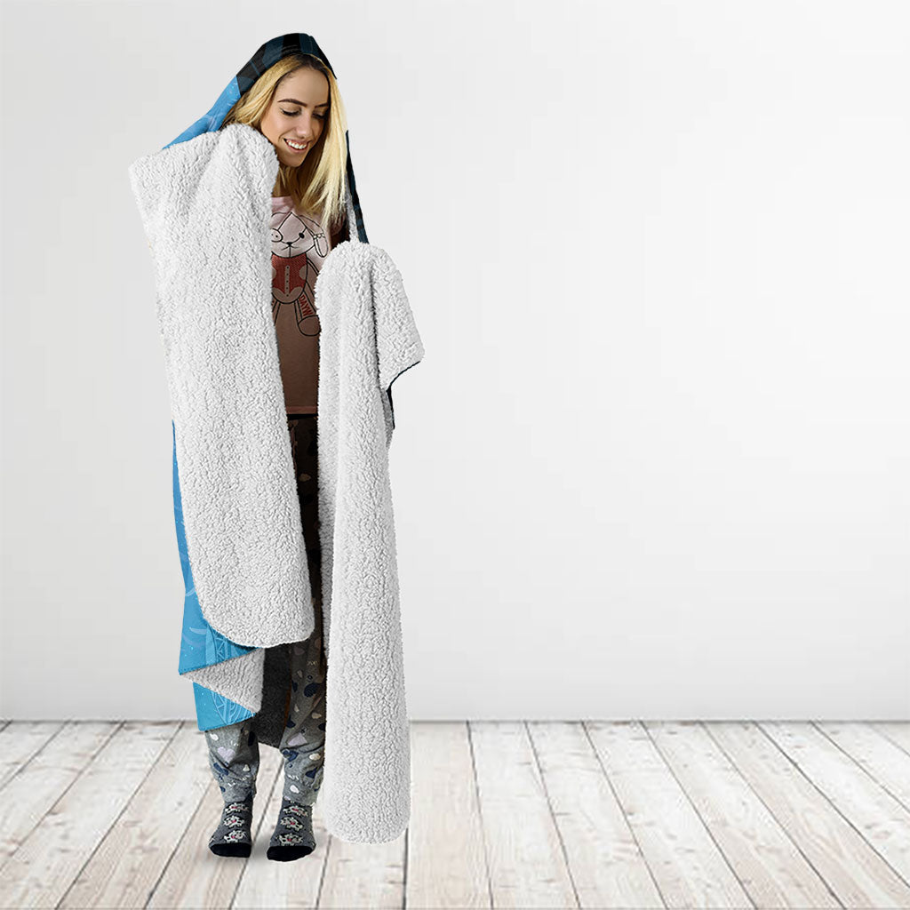 Snapper Fishing New Zealand Hooded Blanket Tamure Fish Hook Maori Pattern LT22 - Polynesian Pride