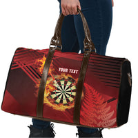 Personalised Darts New Zealand Travel Bag Silver Fern Red Color