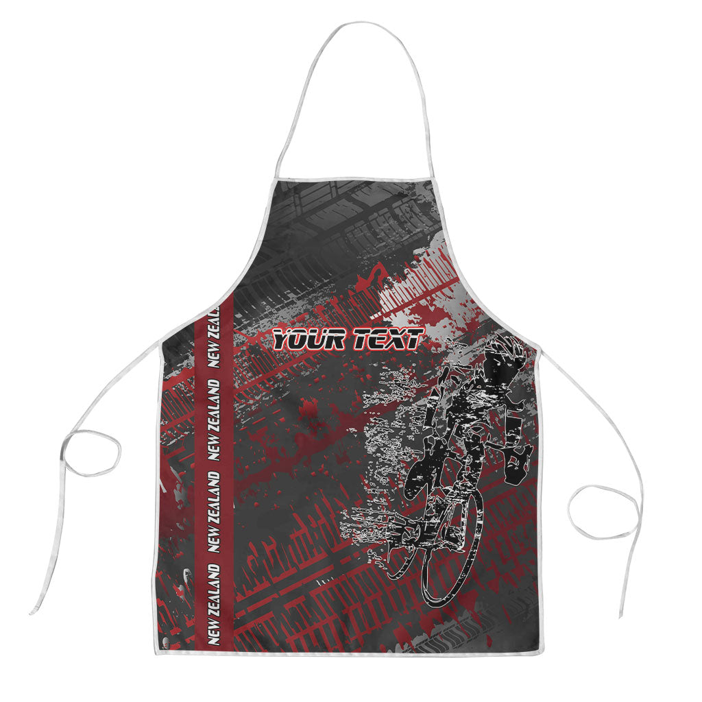 Personalised Cycling New Zealand Apron Aotearoa Pride Sportswear LT22 Red - Polynesian Pride