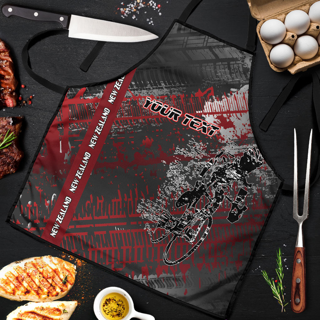 Personalised Cycling New Zealand Apron Aotearoa Pride Sportswear LT22 Red - Polynesian Pride