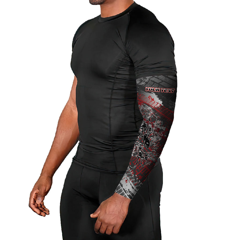 Personalised Cycling New Zealand Arm Sleeves Aotearoa Pride Sportswear