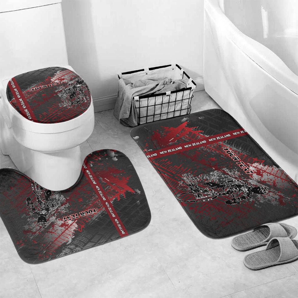 Personalised Cycling New Zealand Bathroom Set Aotearoa Pride Sportswear