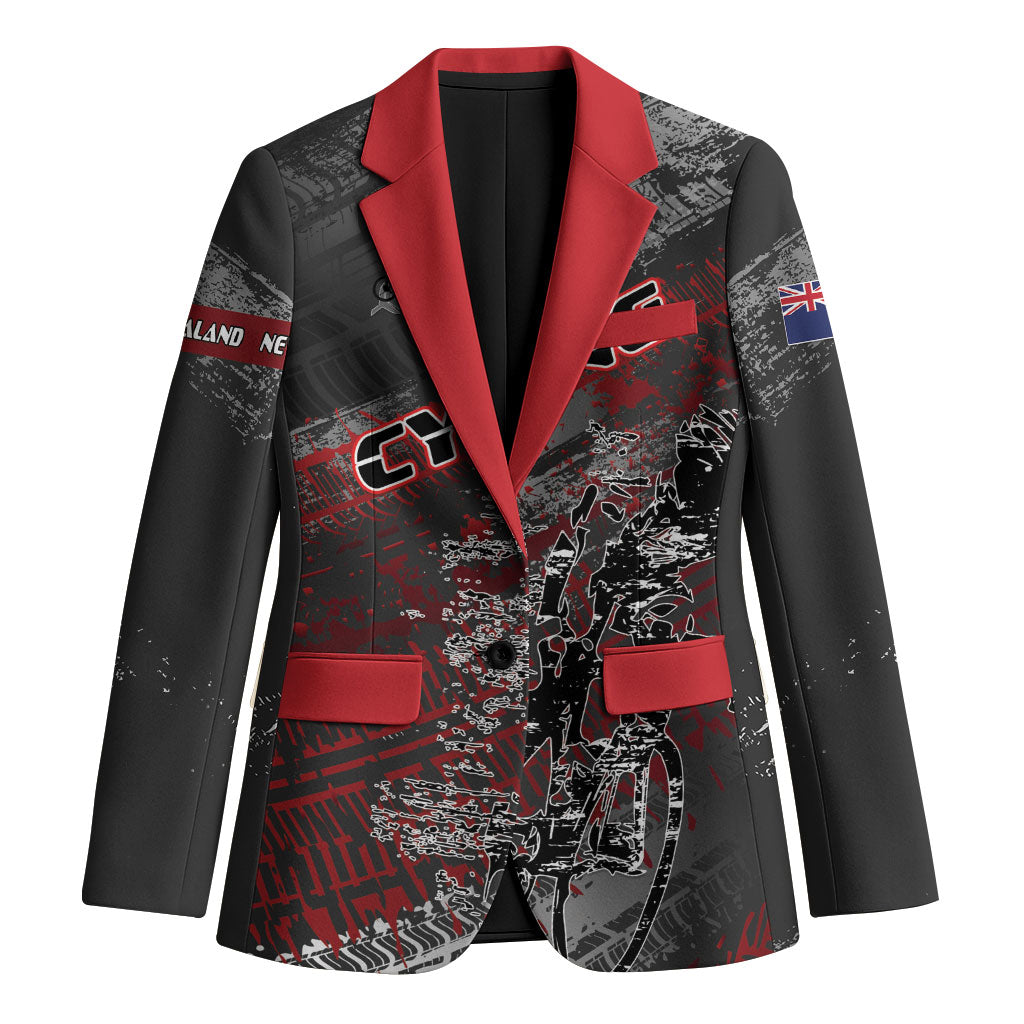 Personalised Cycling New Zealand Blazer Aotearoa Pride Sportswear LT22 Unisex Red - Polynesian Pride
