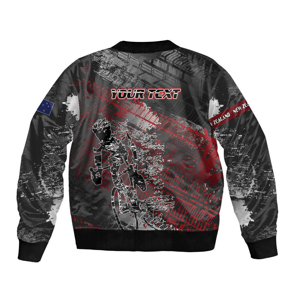 Personalised Cycling New Zealand Bomber Jacket Aotearoa Pride Sportswear LT22 - Polynesian Pride