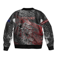 Personalised Cycling New Zealand Bomber Jacket Aotearoa Pride Sportswear LT22 - Polynesian Pride