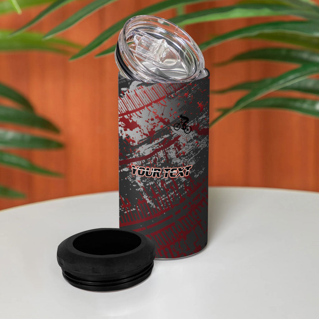 Personalised Cycling New Zealand 4 in 1 Can Cooler Tumbler Aotearoa Pride Sportswear