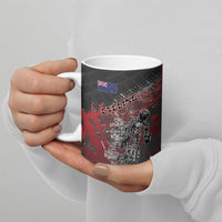 Personalised Cycling New Zealand Ceramic Mug Aotearoa Pride Sportswear